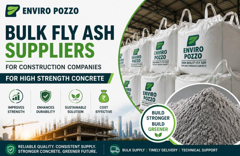 Bulk Fly Ash Suppliers in India for Construction Projects