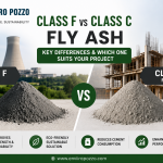 Class F vs Class C Fly Ash, Fly Ash Comparison, Class F Fly Ash, Class C Fly Ash, Fly Ash for Concrete, Pozzolanic Fly Ash, Self Cementing Fly Ash, Fly Ash Supplier India, Premium Fly Ash, Sustainable Construction Materials, Concrete Admixture, Low Carbon Building Materials, Industrial Fly Ash, Enviiro Pozzo Fly Ash, High Performance Concrete