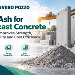 Fly ash supplier for precast – Enviiro Pozzo highlighting the benefits of fly ash in improving concrete strength, workability, and cost efficiency.