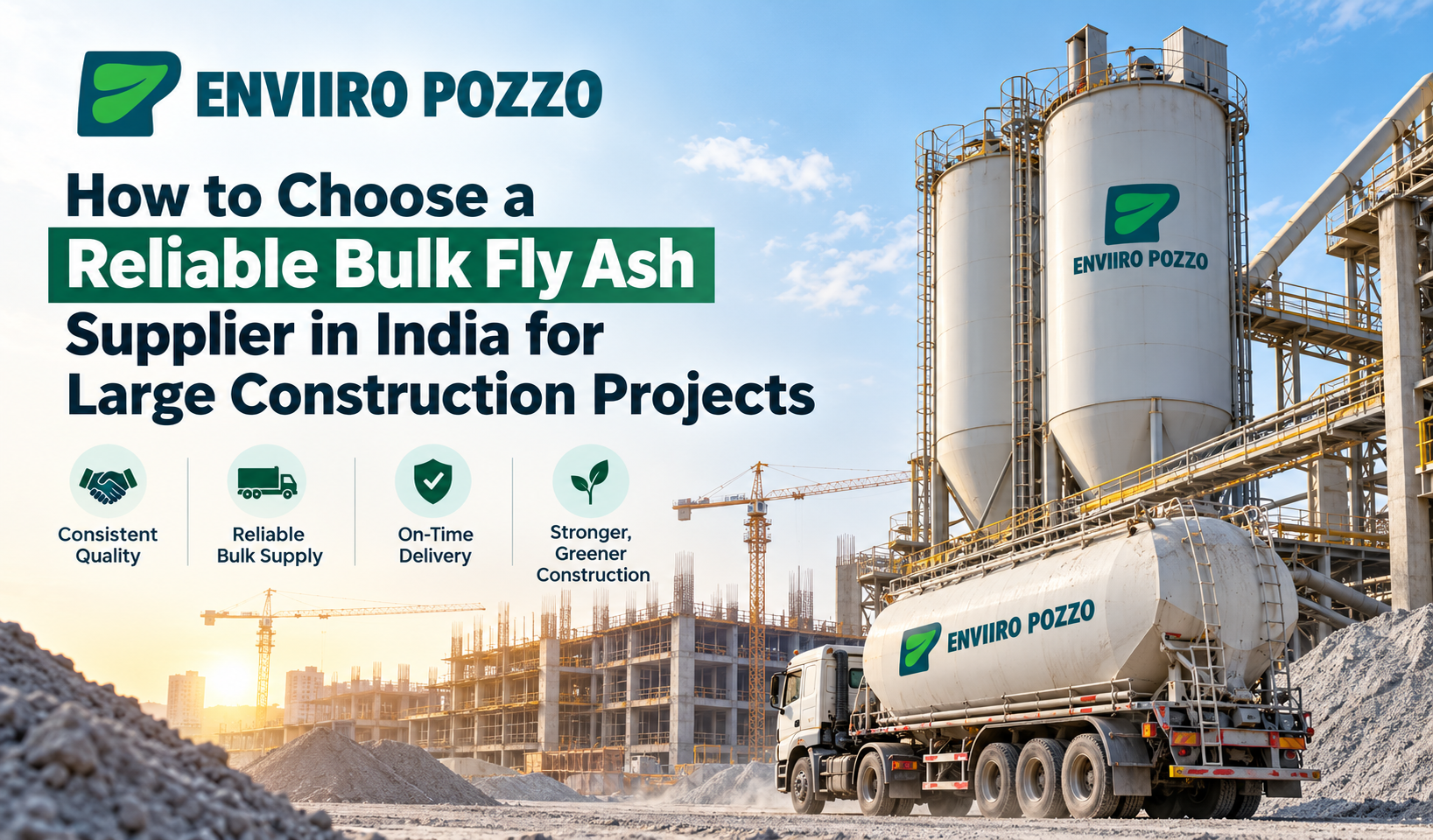 Bulk Fly Ash Supplier in India